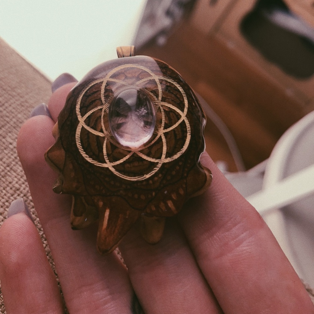 Pinecone necklace